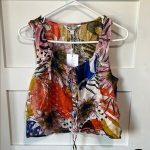 Walter Baker Women's Multicolor Sleeveless Top - Nicola - New Large